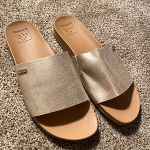 Womens reef slip ons